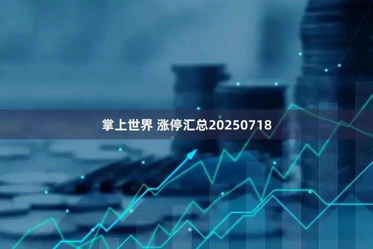 掌上世界 涨停汇总20250718