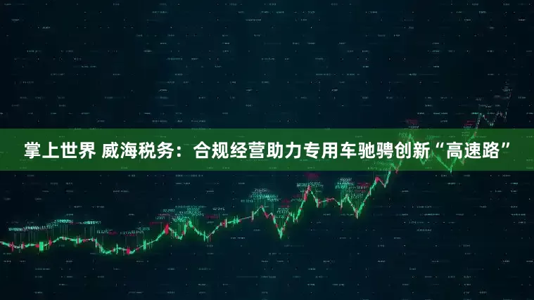 掌上世界 威海税务：合规经营助力专用车驰骋创新“高速路”